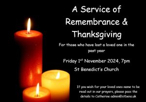 Service of Remembrance and Thanksgiving